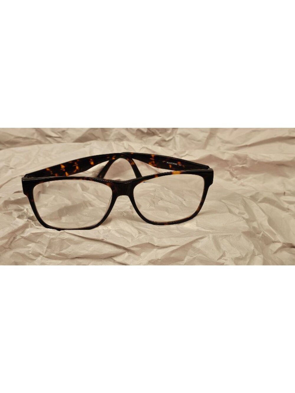 Tortoise Oversized Square Eyeglass Frames BV244TORT056 140 Unisex